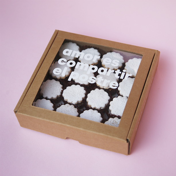 Cajita de alfajores clásica