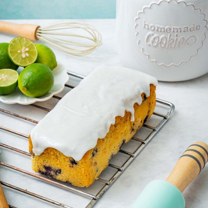 Keke de limón y blueberries