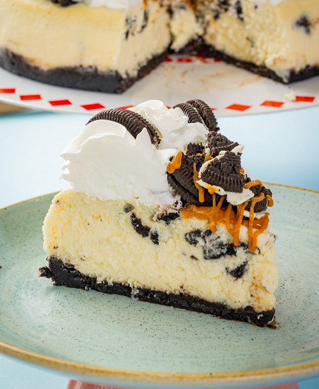 Porción de Cheesecake de oreo